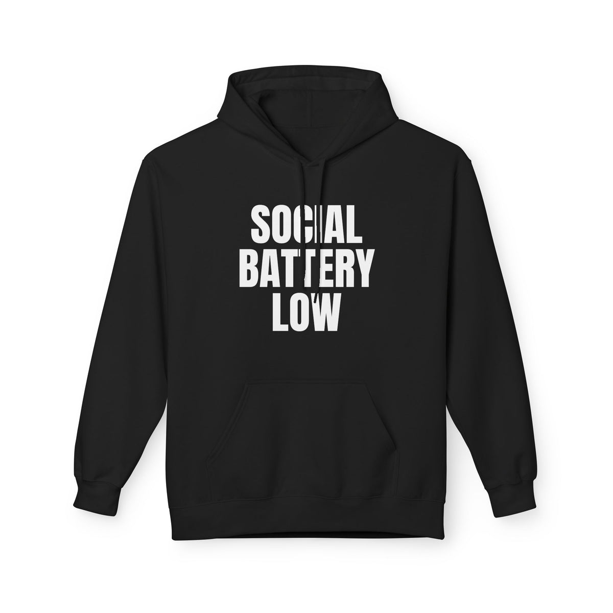 Social Battery Low Hoodie
