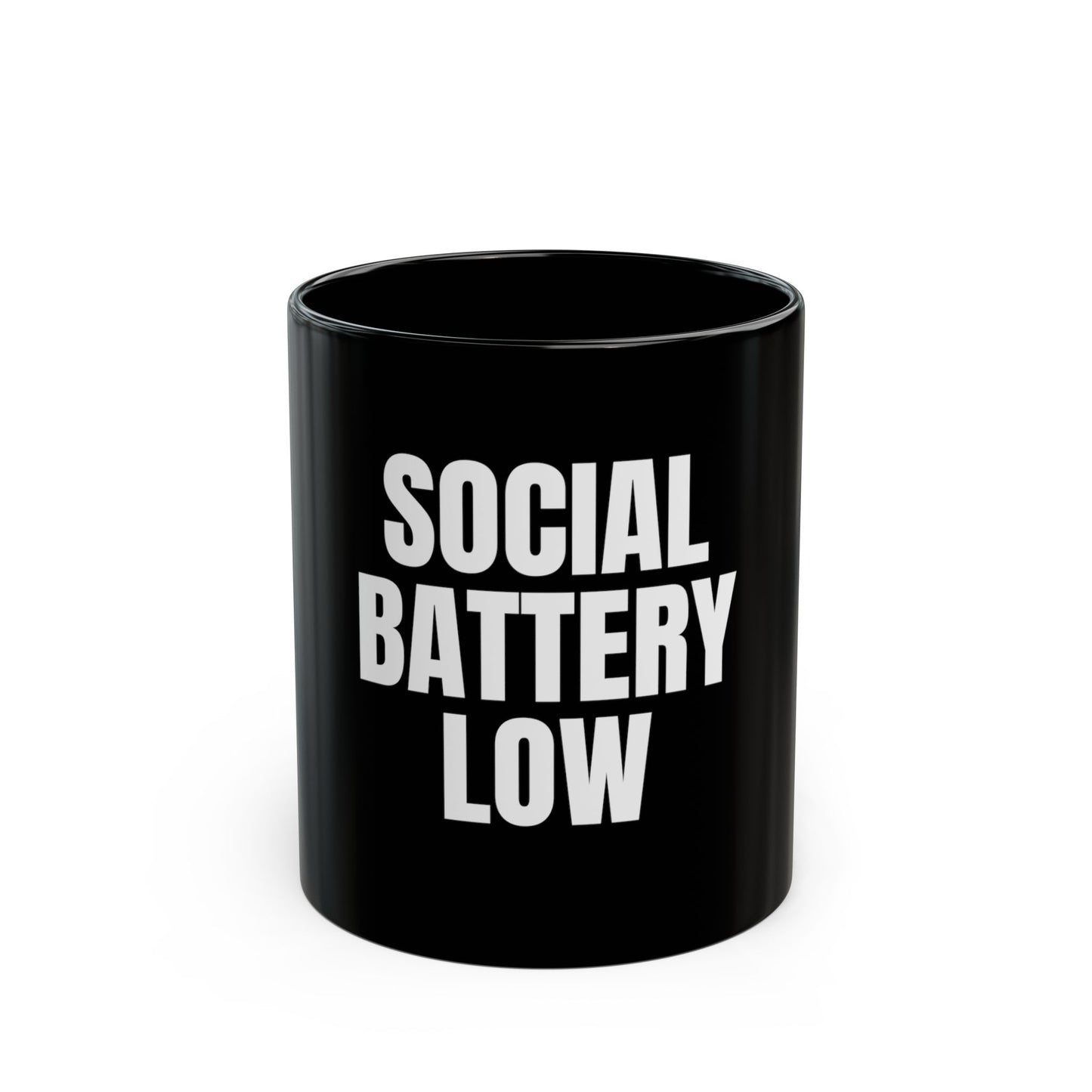 Social Battery Low Mug